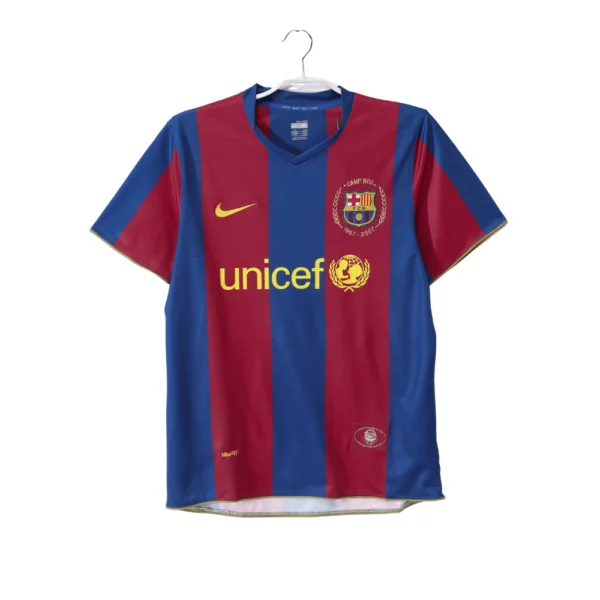 FC Barcelona Retro Thuisshirt 2007/08