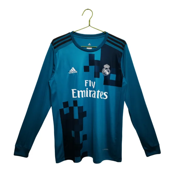 Real Madrid Retro 3de Shirt Long Sleeve 2017/18