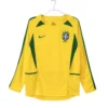 114 Brazilië Thuisshirt Retro Long Sleeve 2002/03