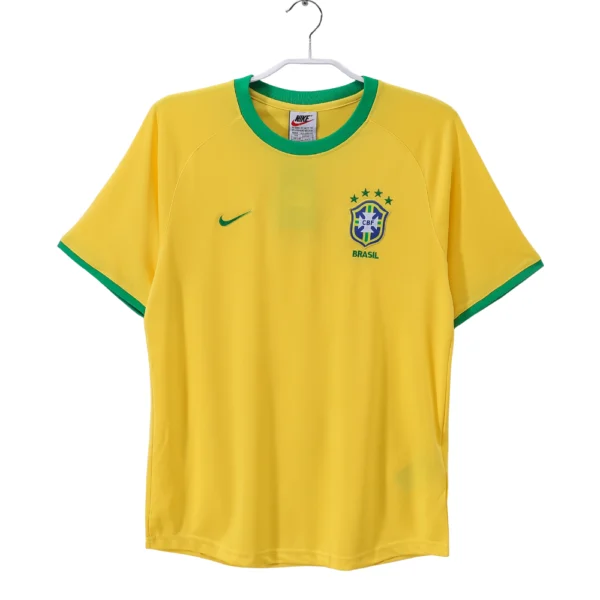 Brazilië Thuisshirt Retro 2000/01