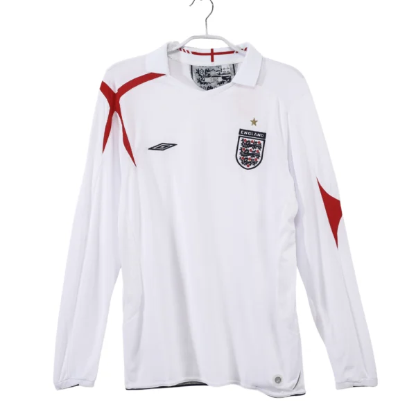 Engeland Thuisshirt Retro Long Sleeve 2006/07