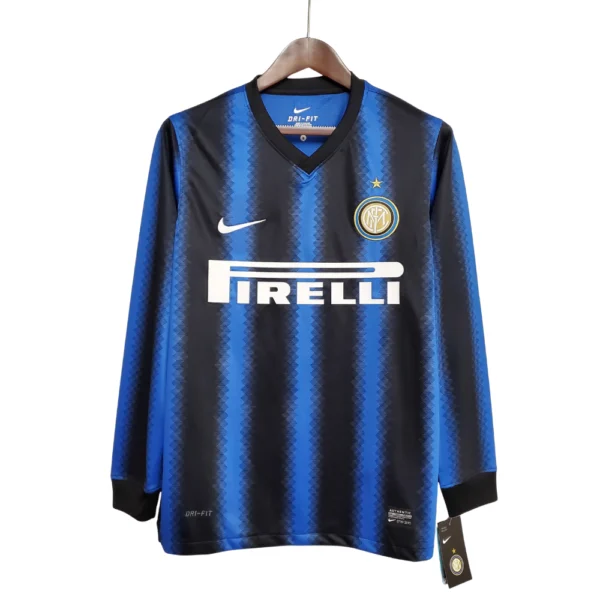Inter Milan Retro Thuisshirt Long Sleeve 2010/11