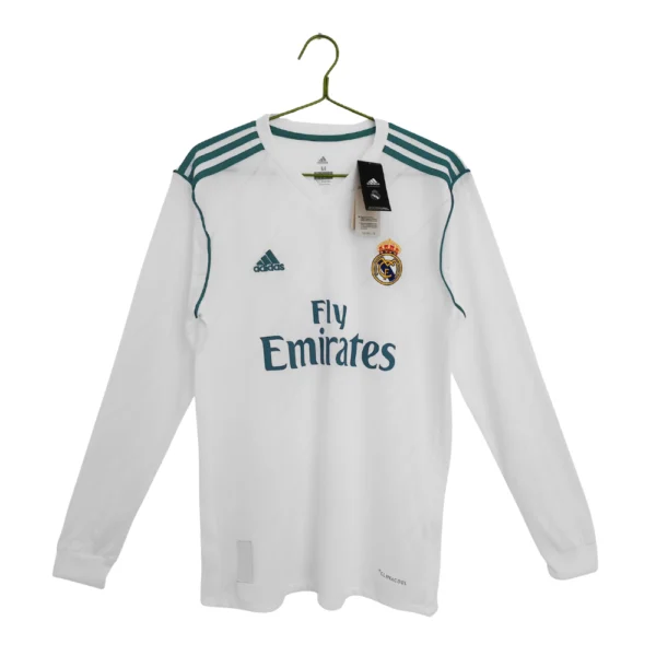 Real Madrid Retro Thuisshirt Long Sleeve 2017/18