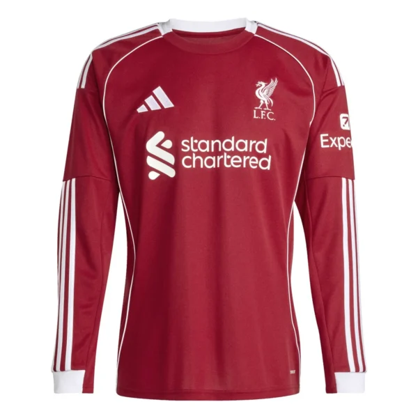 210753_3 Liverpool Thuisshirt Long Sleeve 2025/26