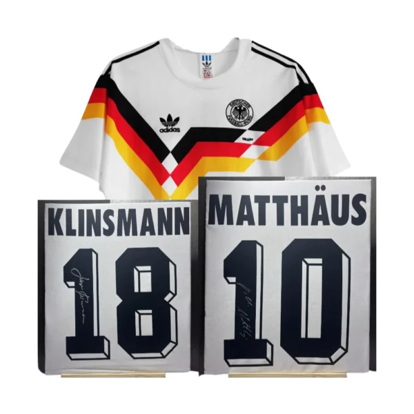 Duitsland Thuisshirt Retro Special Signature 1990-01