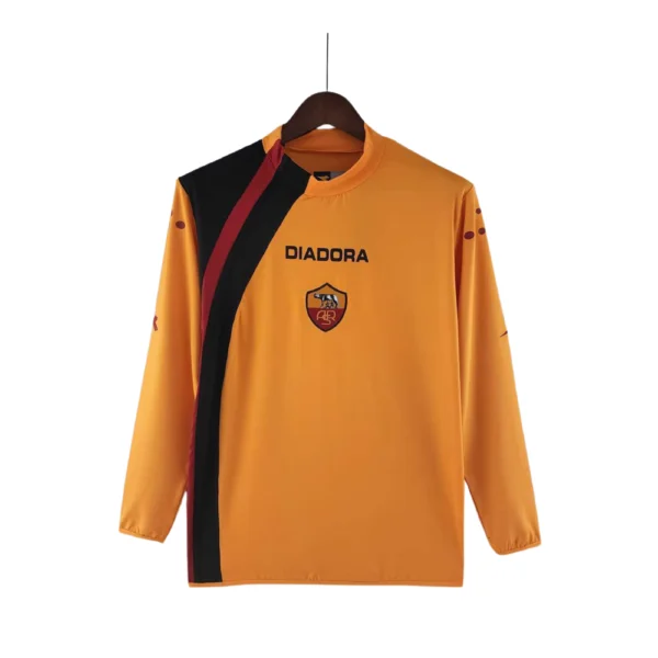 AS Roma Thuisshirt Retro Long Sleeve 2005/06