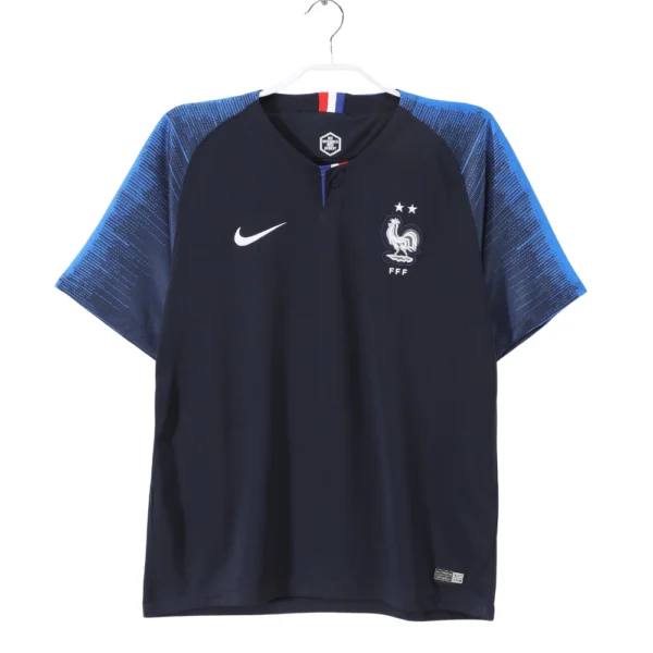 Frankrijk Thuisshirt Retro World Cup Editie 2018/19