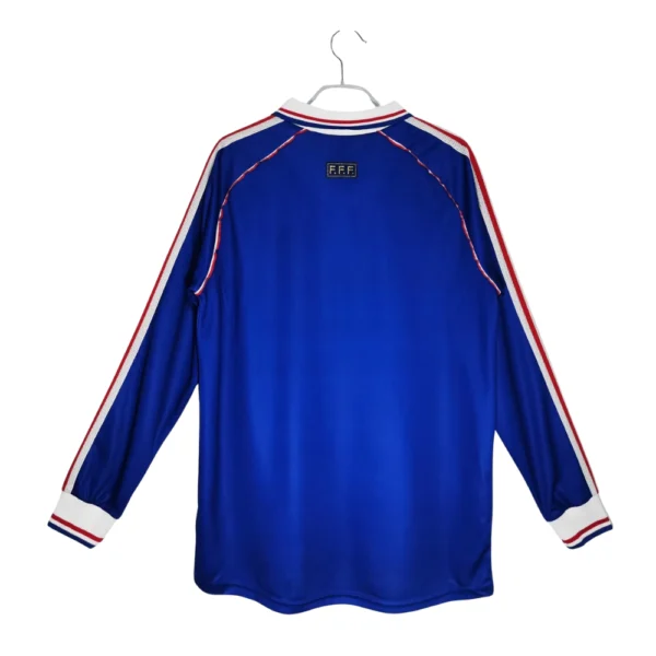 281 Frankrijk Thuisshirt Retro Long Sleeve 1998/99