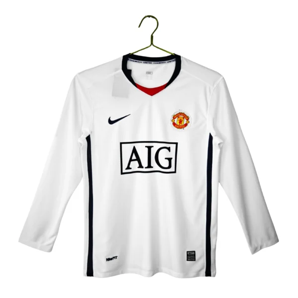 Manchester United Retro Uitshirt Long Sleeve 2008/09