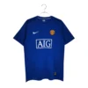 Manchester United Retro Uitshirt Blauw 2008/09