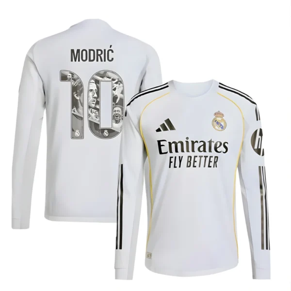 Real Madrid Thuis Set Long Sleeve 2025/26 Kids
