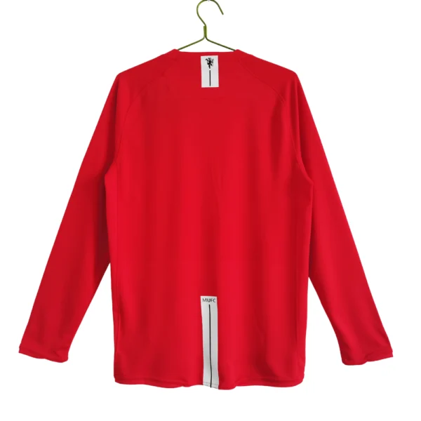 Manchester United Retro Thuisshirt Long Sleeve 2007/08