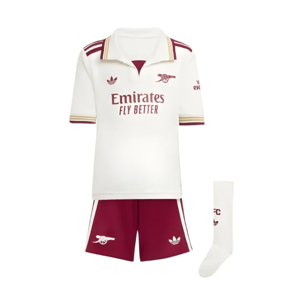 Arsenal 3de Set 2025/26 Kids